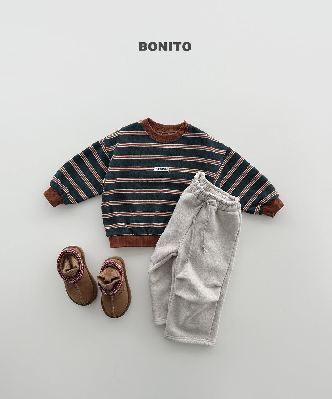 [BONITO] Knee tuck straight pants