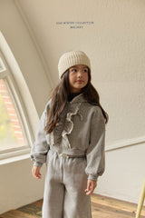 [Melikey] Juju frill hood zip-up