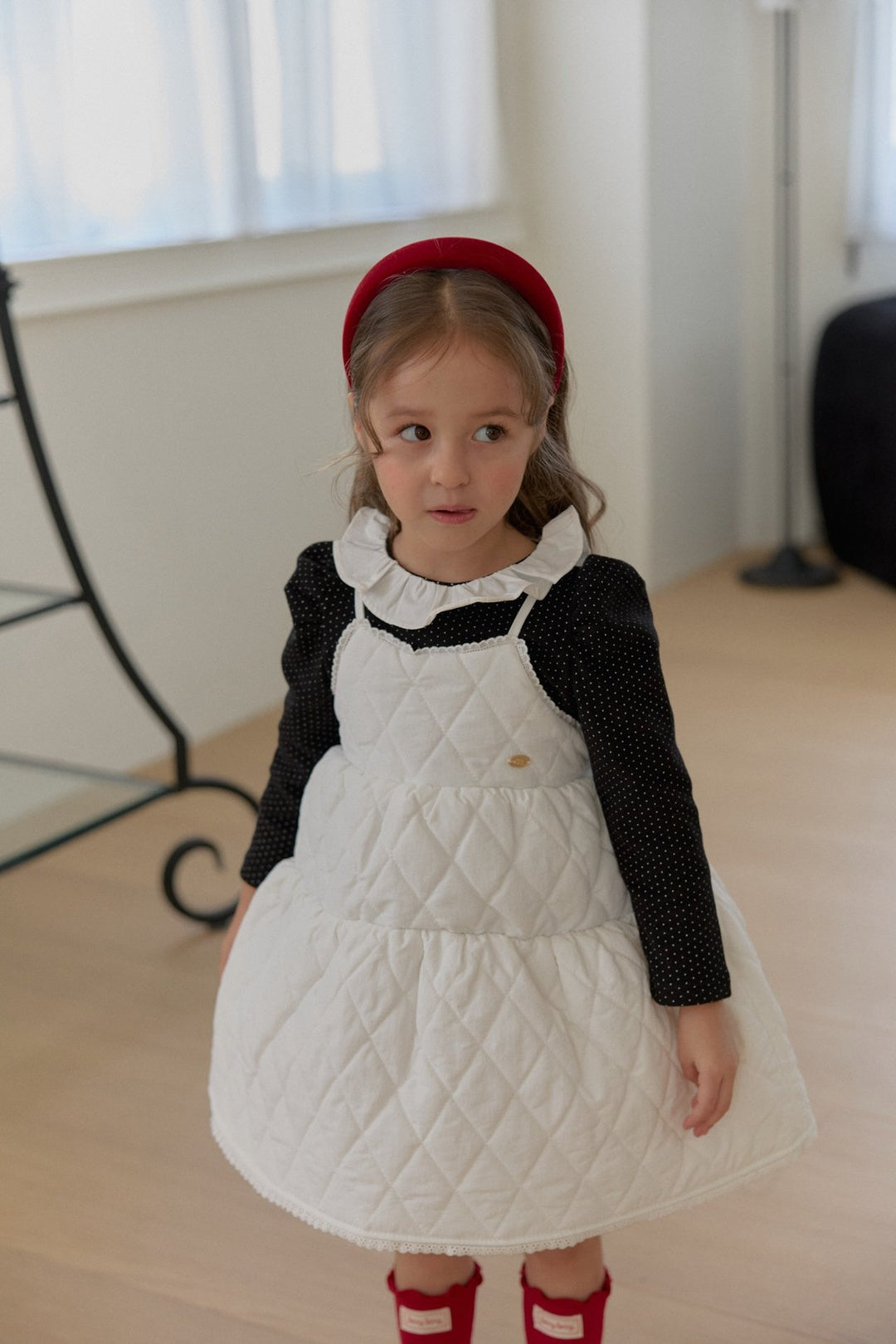[berryberry] Heilie quilting one-piece