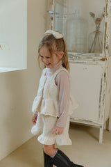 [Melikey] Creamy frill shorts