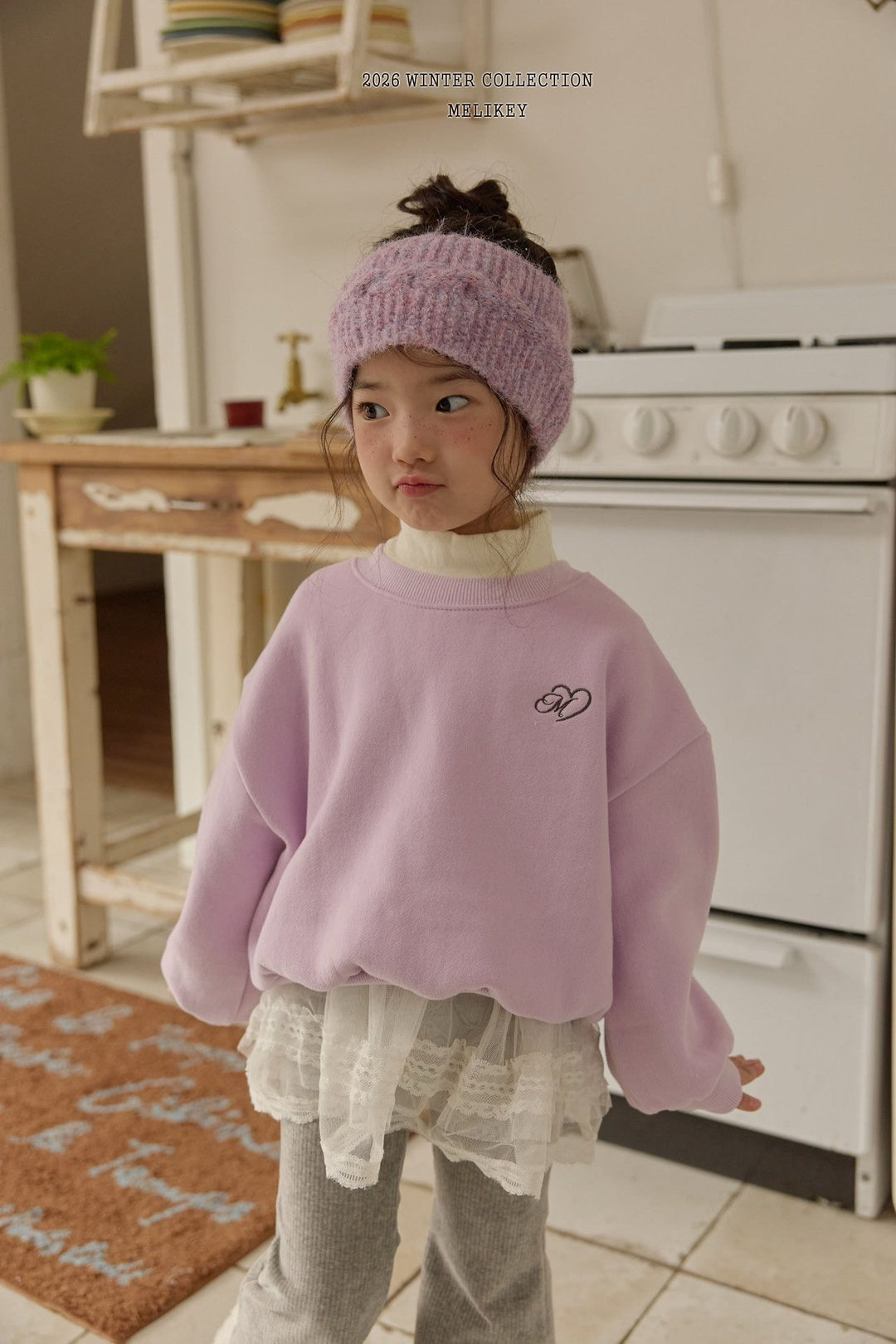[Melikey] Pompom shasha mellow tee