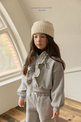 [Melikey] Juju frill hood zip-up
