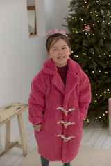 [berryberry] Fluffy toggle coat