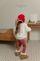 [Melikey] Rudolf stripe leggings