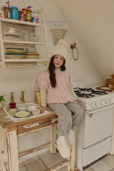 [Melikey] Fur frill puff tops