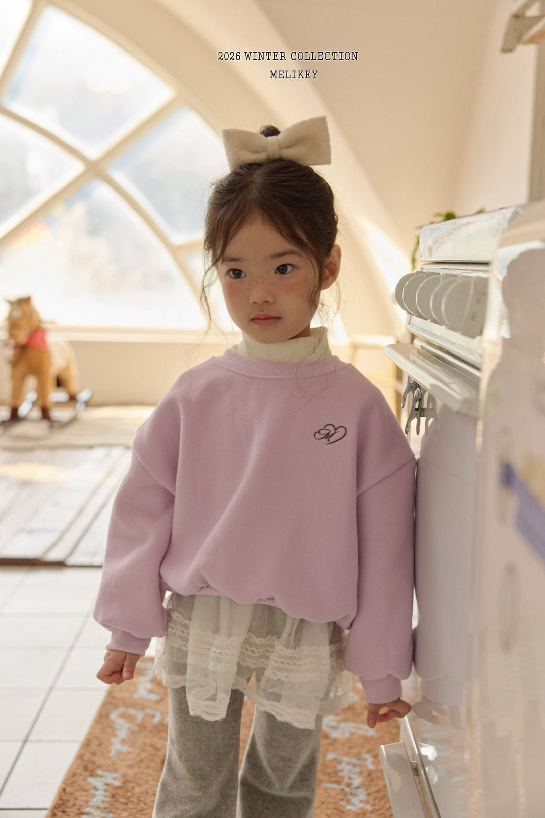 [Melikey] Pompom shasha mellow tee