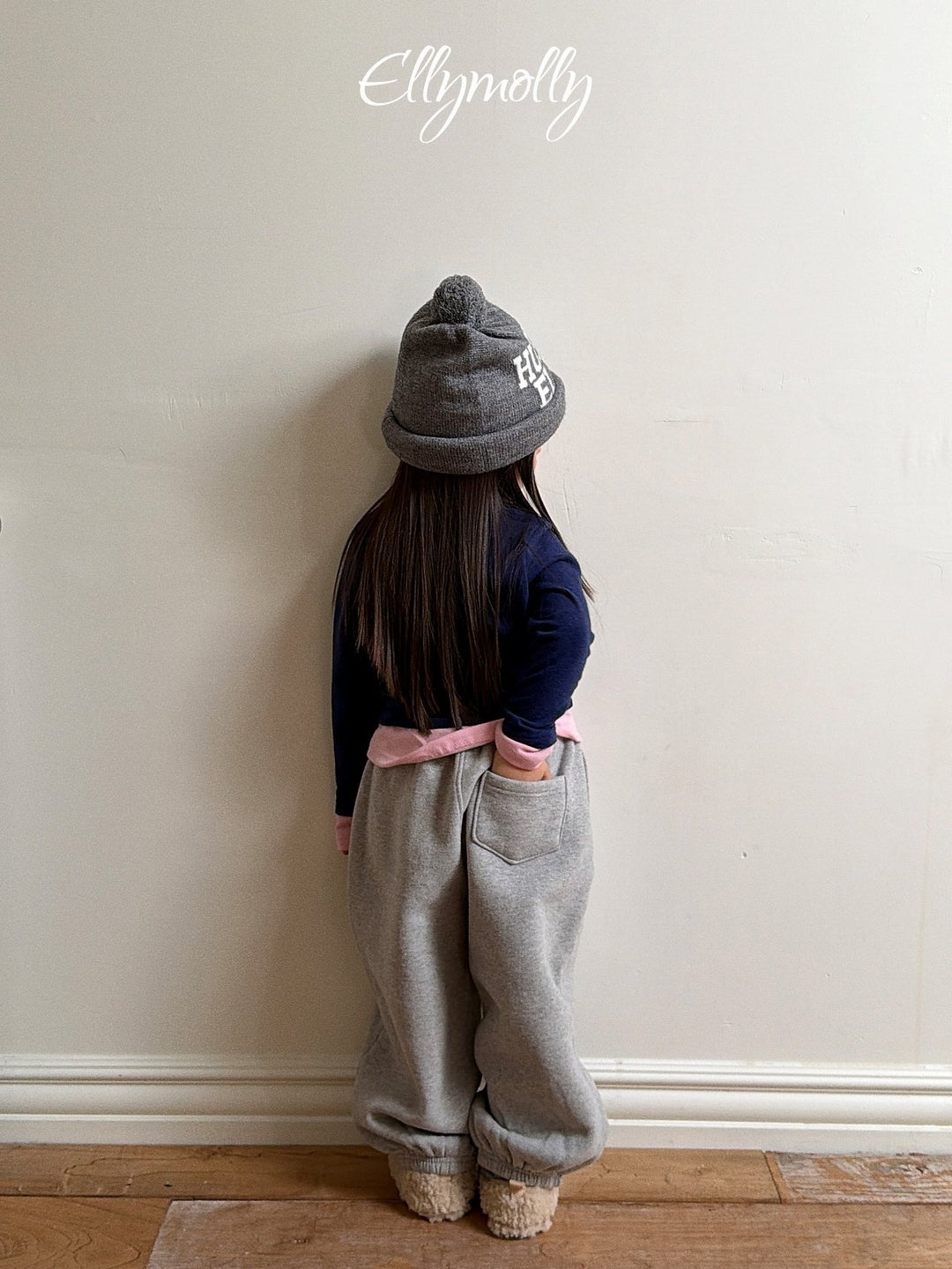 [ELLY MOLLY] Arched jogger pants
