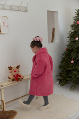 [berryberry] Fluffy toggle coat
