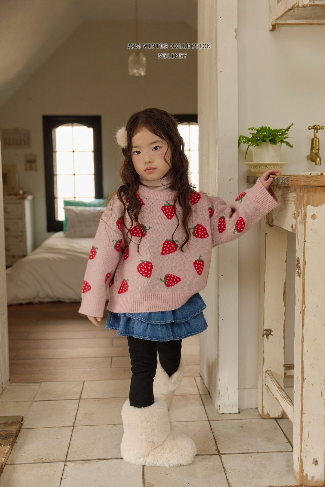 [Melikey] Strawberry knit