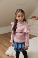 [Melikey] Cape frill tee