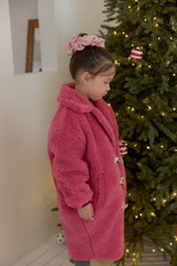 [berryberry] Fluffy toggle coat