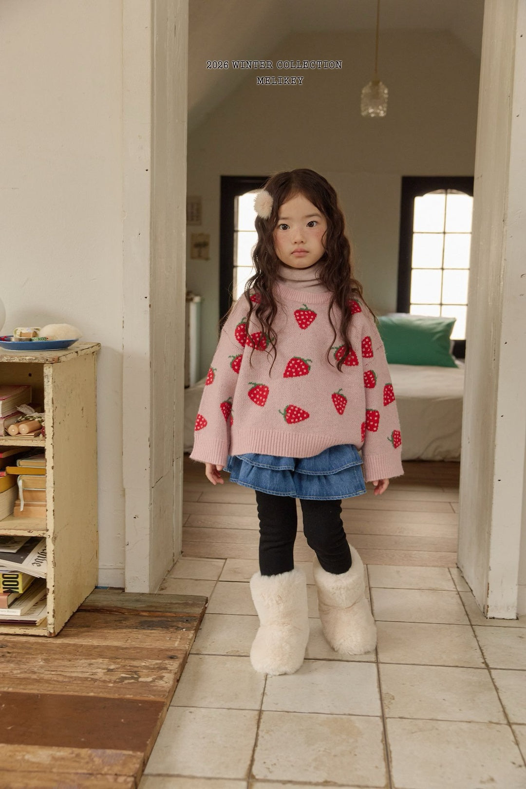 [Melikey] Strawberry knit