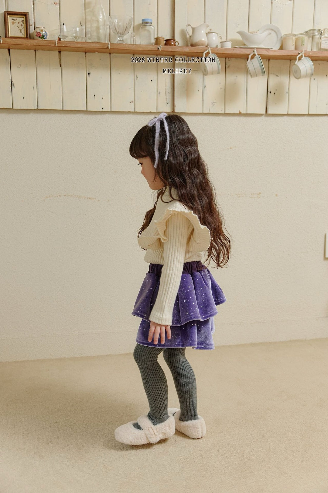 [Melikey] Shining cancan short pants