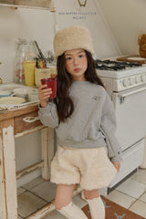 [Melikey] Rose fur pumpkin pants