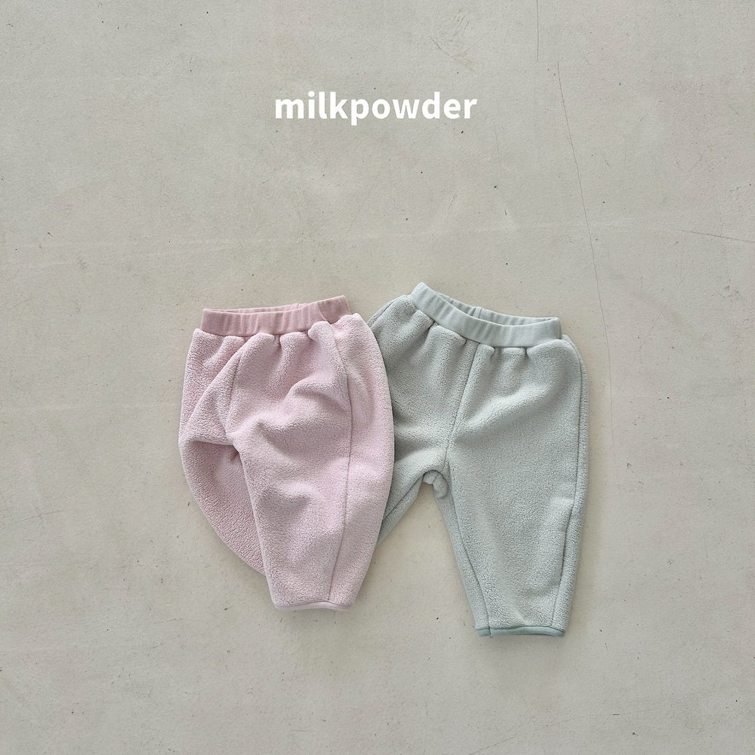[milk powder] Warm fleece pants