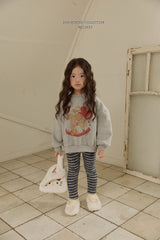 [Melikey] Rudolf stripe leggings