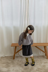 [berryberry] Label knee socks