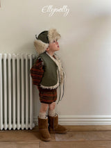 [ELLY MOLLY] Globe knit mtm