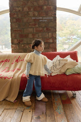 [Melikey] Fur frill puff tops