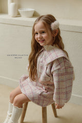 [Melikey] Wool check sailor jacket