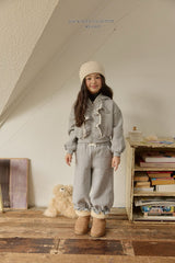 [Melikey] Pocket lace jogger pants