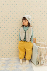 [milk powder] Warm fleece vest