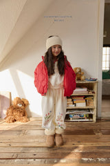 [Melikey] Bear illustration jogger pants