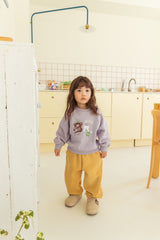 [milk powder] Plum pants