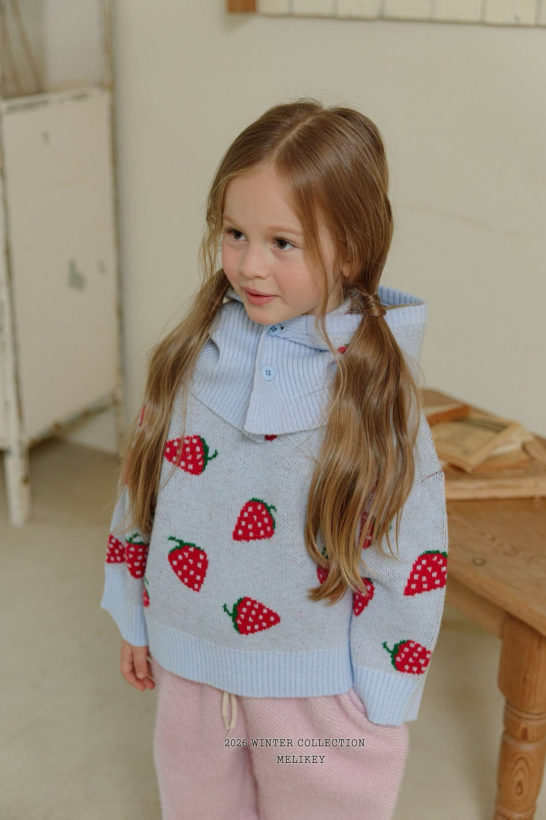 [Melikey] Strawberry knit
