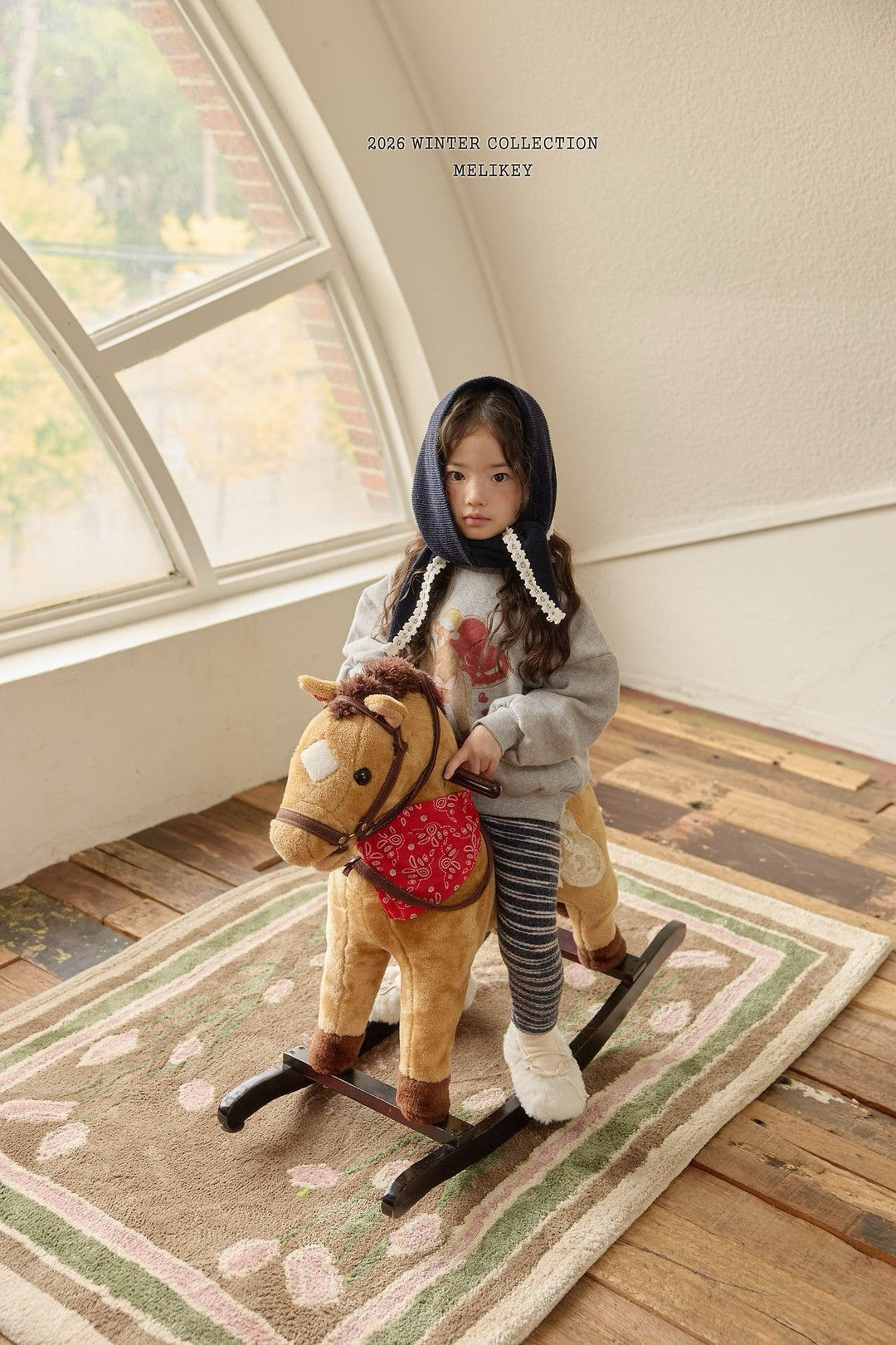 [Melikey] Square kint scarf