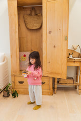 [milk powder] Warm fleece pants