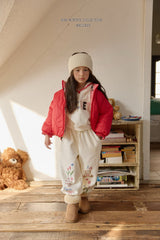 [Melikey] Bear illustration jogger pants