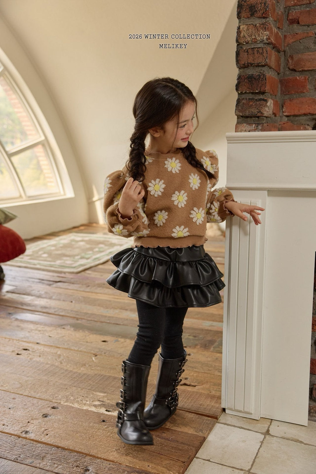 [Melikey] Tutu cancan skirt leggings