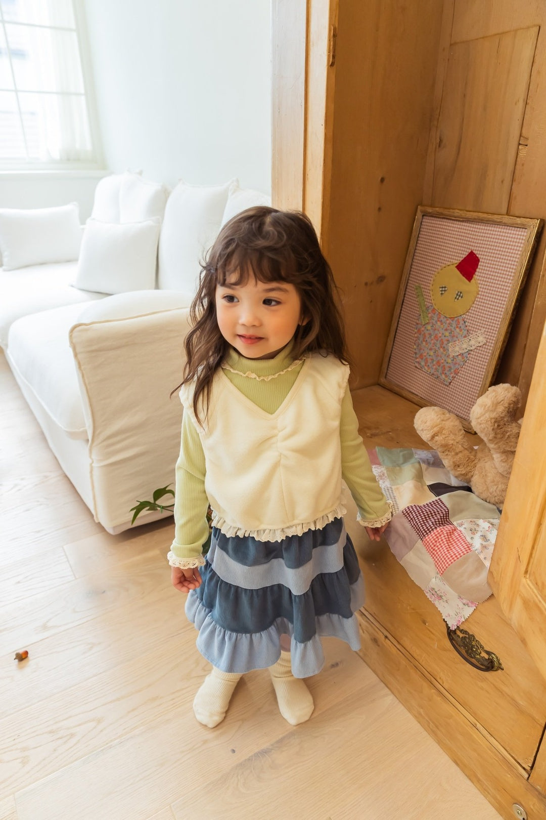[milk powder] Honey skirt