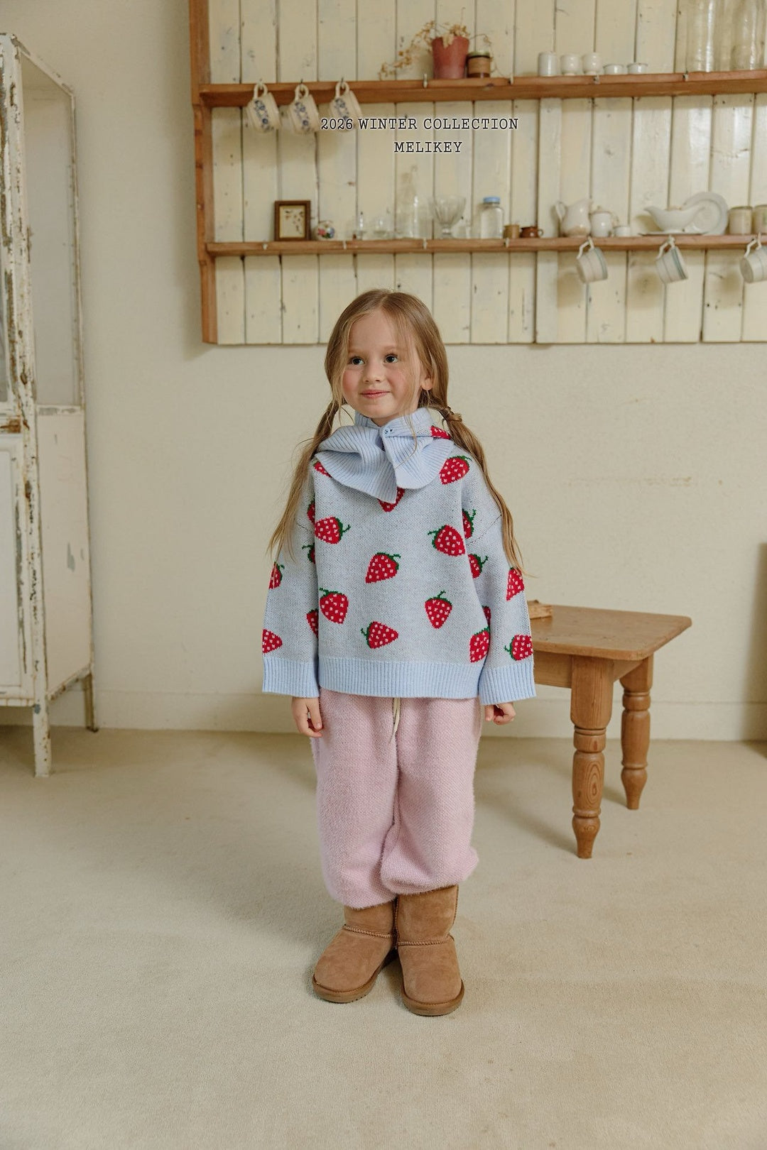 [Melikey] Strawberry knit