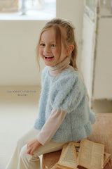 [Melikey] Fur frill puff tops