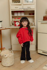 [Melikey] Velvet flare pants