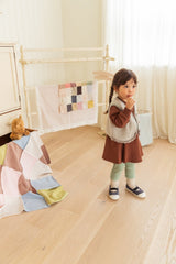 [milk powder] Warm fleece vest