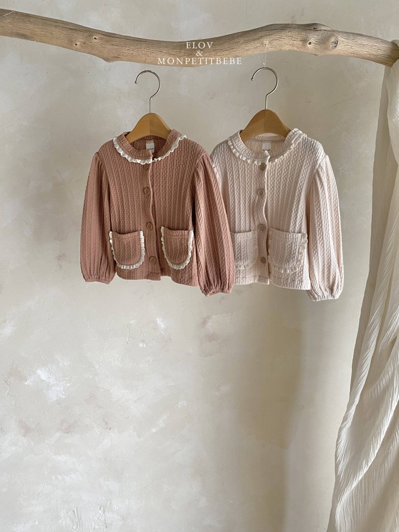 ［Mon petit bebe］Vanilla cardigan