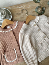 ［Mon petit bebe］Vanilla cardigan