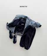 ［Bonito］Rib denim jacket
