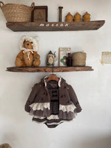 ［marron］Bear fur bonnet