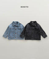 ［Bonito］Rib denim jacket
