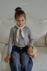 ［momo ann］Rib cardigan (kids)