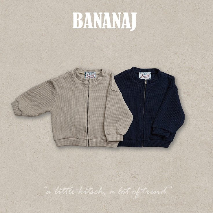 ［BANANAJ］Waffle jacket