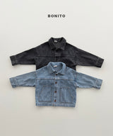 ［Bonito］Rib denim jacket