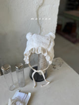 ［marron］Bear fur bonnet