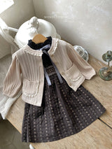 ［Mon petit bebe］Vanilla cardigan
