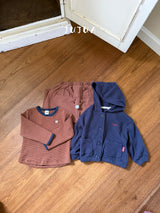 ［jujua］Waffle hood jacket