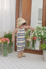 ［bebenine］Vacance stripe camisole suit
